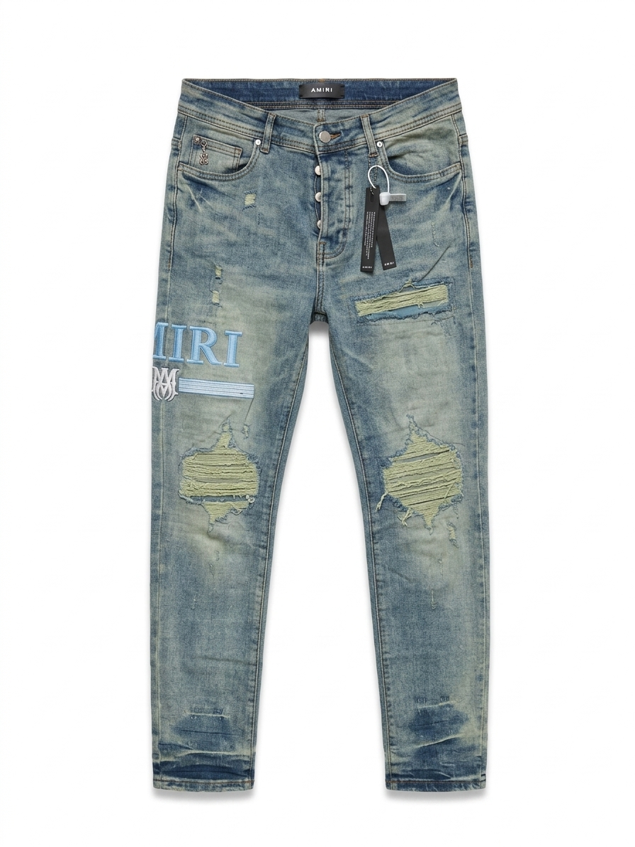 Amiri drip jeans