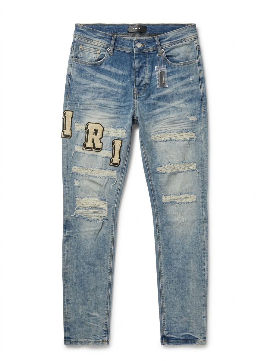 Amiri drip jeans