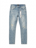 Purple fleard jeans