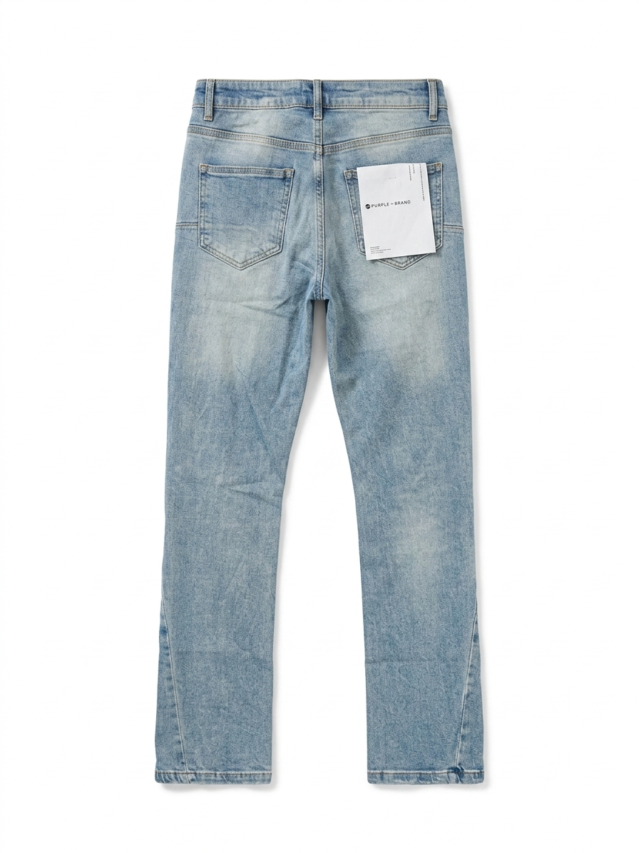 Purple fleard jeans