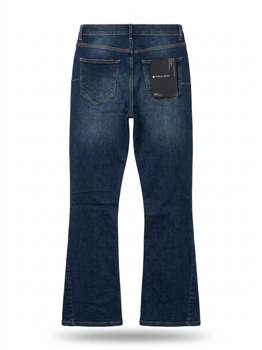 Purple fleard jeans