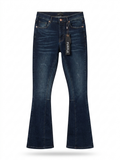 Purple fleard jeans