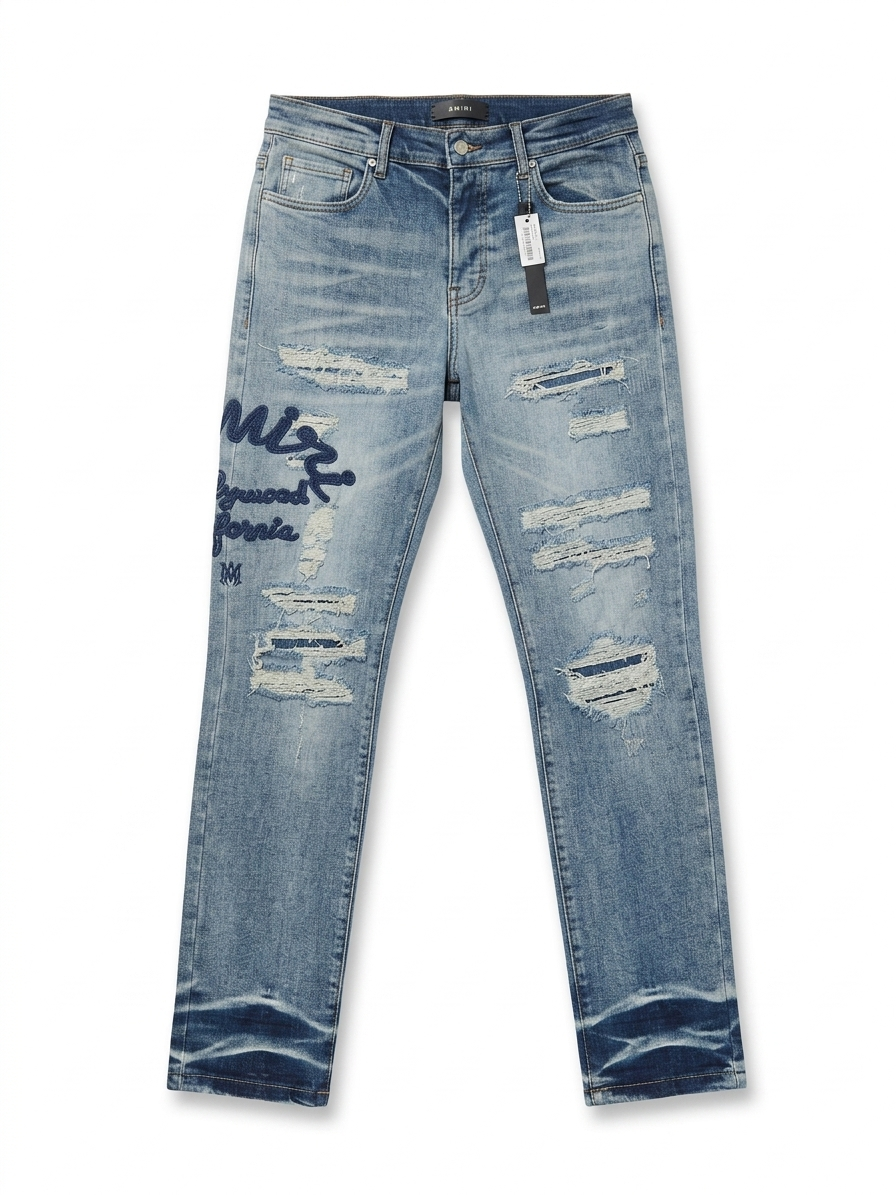 Amiri drip jeans